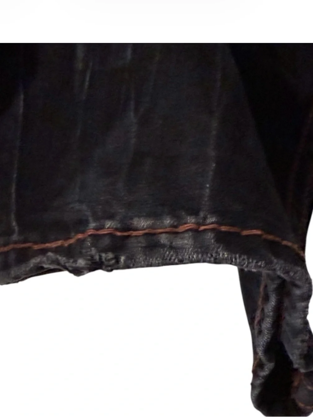 True Religion Ricky Super men’s T-straight leg relaxed fit black dark wash jeans